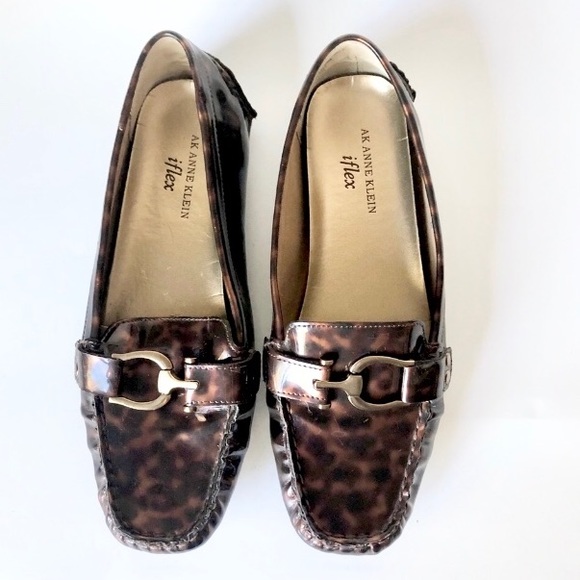 Anne Klein Shoes - Anne Klein | iflex Patent Animal Print Loafers